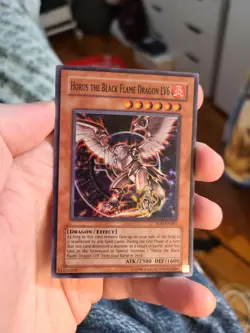 Yugioh Horus the Black Flame Dragon LV6 SOD-EN007 Super Rare - Image 1