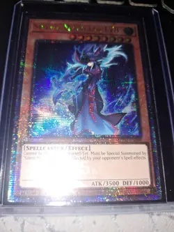 YuGiOh! Silent Magician LV8 MZTM-EN000 Quarter Century Secret Rare NM 1st Ed - Image 1