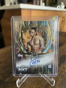 2025 Topps WWE Universe Dante Chen Next Level on card auto autograph - Image 1