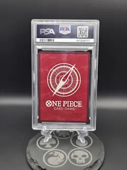 One Piece EB02 JP King OP08-057 GOLD Leader Anime 25th Coll. PSA 10! - Image 2