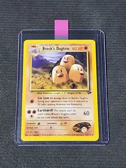 Pokemon Gym Challenge "Brock's Dugtrio" 22/132 / Regular Rare / Lightly Played - Image 5