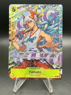 One Piece CCG Yamato EB03-057 Alt Art Rare Foil Heroines Edition - Image 1