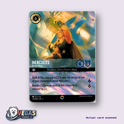 Hercules Divine Hero 215/204 Enchanted Holofoil NM Disney Lorcana - Image 1