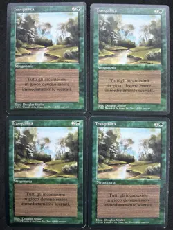 MAGIC~TRANQUILLITA~4X~FBB~FOREIGN BLACK BORDERED~1 EDIZIONE~ITA~LP - Image 1