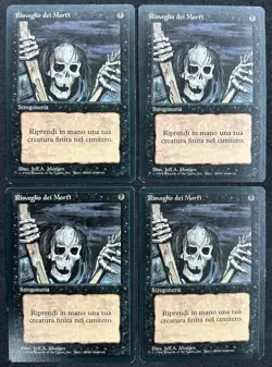 MAGIC~RISVEGLIO DEI MORTI~4X~FBB~FOREIGN BLACK BORDERED~1 EDIZIONE~ITA~LP - Image 1