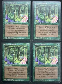 MAGIC~CRESCITA RIGOGLIOSA~4X~FBB~FOREIGN BLACK BORDERED~1 EDIZIONE~ITA~LP - Image 1