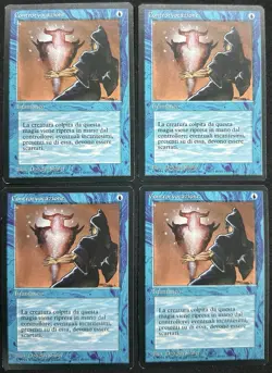MAGIC~CONTROEVOCAZIONE~4X~FBB~FOREIGN BLACK BORDERED~1 EDIZIONE~ITA~LP - Image 1