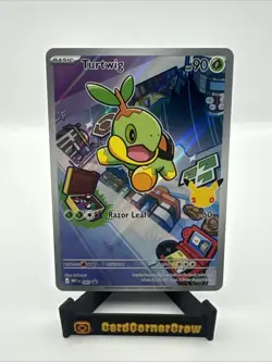 Turtwig 040 MEP Mega Evoloution Promo Card 30th Pokemon Anniversary NEAR MINT - Image 1