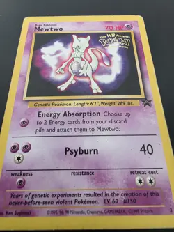 Pokemon Mewtwo Movie Promo WoTC Promo #03/53 Promo NM Condition - Image 2