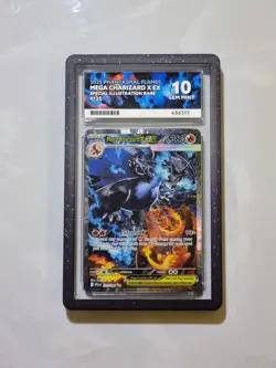 Mega Charizard X EX #125 SIR Perfect Subs Gem Mint 10 Ace Graded Pokemon Card - Image 1