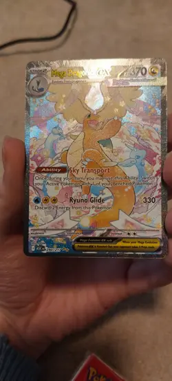 Mega Dragonite EX SIR 290/217 Illustration Rare Pokemon Card Ascended Heroes - Image 1
