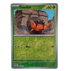 Dwebble 006/182 Reverse Holo Paradox Rift Pokemon 2023 - Image 1