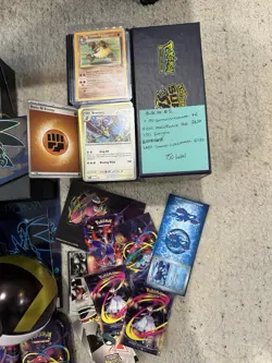 Pokemon TCG Accessories & Bulk Cards Lot (Tins, booster Bundles, ETBs, Bulk) - Image 2