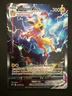 Pokemon Jolteon VMAX TCG Card SWSH184 Premium Collection NM Condition NM - Image 1
