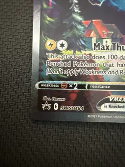 Pokemon Jolteon VMAX TCG Card SWSH184 Premium Collection NM Condition NM - Image 2