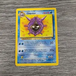 Cloyster 32/62 Fossil Pokemon TCG Card - Vintage WOTC - Image 1