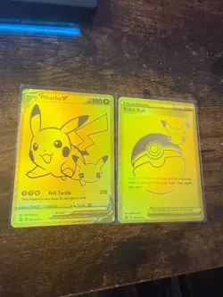 Pokemon TCG Pikachu Poke Ball SWSH146 Swsh145 Celebrations Promo Cards NM/M Holo - Image 1