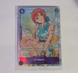 One Piece Promotion Cards #OP05-062 O-Nami (Illustration Box Vol.1) - Image 3