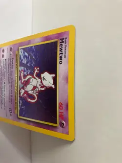 Mewtwo 10/102 Base Set Holo Rare Pokemon Card WOTC 1999 LP - Image 5