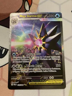 Mega Starmie Ex 118/088 Perfect Order Pokemon Card SIR Mint Condition - Image 1