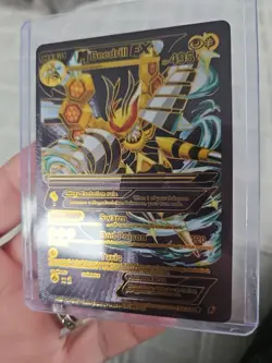 Beedrill EX Black Foil Fan Art Vinyl M Beedrill EX Textured Collector Card - Image 2