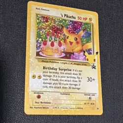 Pokemon TCG Celebrations Pikachu Holo Ultra Rare Birthday Card - Image 1
