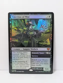 Emeritus of Woe - FOIL - Secrets of Strixhaven - Demonic Tutor - Mythic - NM - Image 1