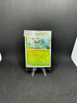 Bulbasaur 001/165 Pokemon TCG Scarlet & Violet 151 Best Buy Stamped Promo Sealed - Image 1