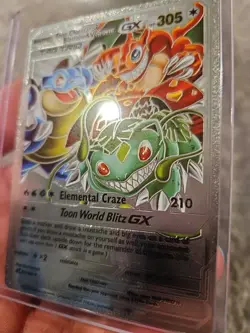 Toon Charizard & Blastoise & Venusaur GX Silver Foil Fan Art Collector Pokemon - Image 4