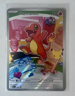 POKEMON FIRST PARTNER CHARMANDER ILLUSTRATION RARE PROMO 038!!!🔥 - Image 1