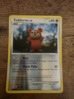 Teddiursa 105/123 Mysterious Treasures Reverse Holo Pokemon - Image 1