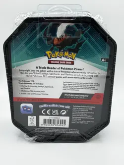 Pokemon TCG 2024 Darkrai Mighty Mysterious Tin. Factory Sealed/New 2024 Release - Image 2