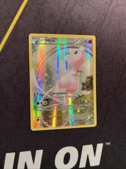 FULL ART Mew ULTRA RARE Pokemon Mythical Collection Promo XY110 Holo Foil Nm/LM - Image 1