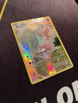 FULL ART Mew ULTRA RARE Pokemon Mythical Collection Promo XY110 Holo Foil Nm/LM - Image 2