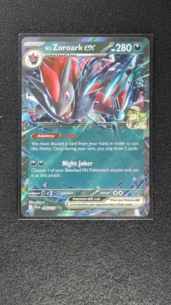 N'S ZOROARK EX | 098/159 | DOUBLE RARE NM/M | JOURNEY TOGETHER POKEMON - Image 1