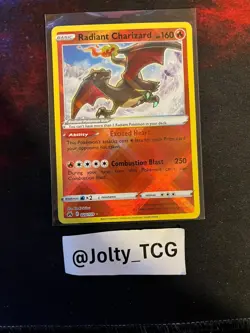 Pokemon TCG Crown Zenith Radiant Charizard 020/159 - Image 1