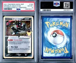 2021 POKEMON SWSH CELEBRATIONS ELITE TRAINER BOX GRENINJA-GOLD STAR PSA 6 - Image 3