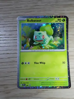 Pokemon 151 Promo Bulbasaur Charmander Squirtle SVP 046 047 048 Kanto Cosmo Holo - Image 3