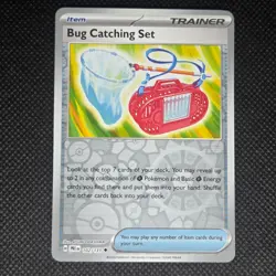 Bug Catching Set 102/131 SV: Prismatic Evolutions Pokemon Reverse Holo NM - Image 1