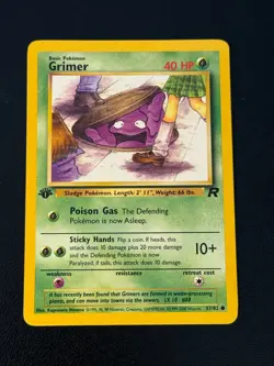 Grimer 57/82 Pokemon Team Rocket 1st Edition - Image 1