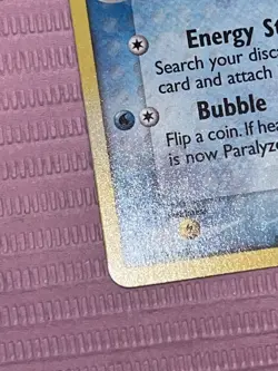 Pokemon Poliwhirl EX FireRed & LeafGreen Reverse Holo 46/112 Uncommon 2004 - Image 4