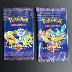 Pokemon Legendary Collection Booster Pack Artwork - Opened Wizards of the Coast - Image 1