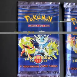 Pokemon Legendary Collection Booster Pack Artwork - Opened Wizards of the Coast - Image 2
