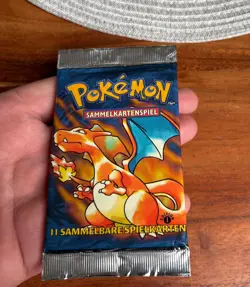 Pokemon 1st Edition Base Set Booster SEALED German Charizard Artwork WOTC RARE - Image 4