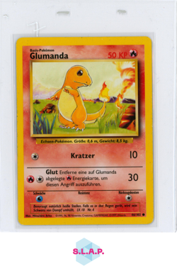 GLUMANDA POKEMON 46/102 BASE SET 1999 GERMAN - Image 1