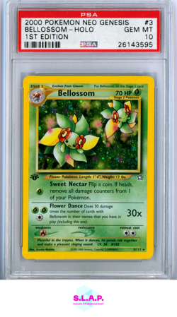 BELLOSSOM POKEMON 3 2000 NEO GENESIS HOLO ENGLISH PSA 10 - Image 1