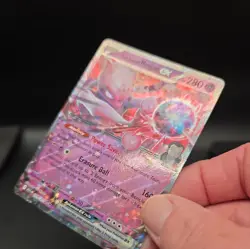 Pokemon TCG Team Rocket's Mewtwo ex 081/182 Destined Rivals Double Rare NM/M Eng - Image 3