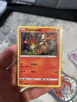 Pokemon Charmander SWSH092 Sword & Shield Promo Holo Fart SwirlUUUU - Image 1