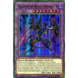 BLLR-EN022 GLADIATOR BEAST ANDABATA Ultra Rare 1st Edition Near Mint YuGiOh TCG - Image 1