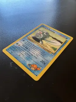 Misty’s Poliwag 87/132 Gym Heroes Unlimited 2000 Pokemon Card Common NM - Image 3